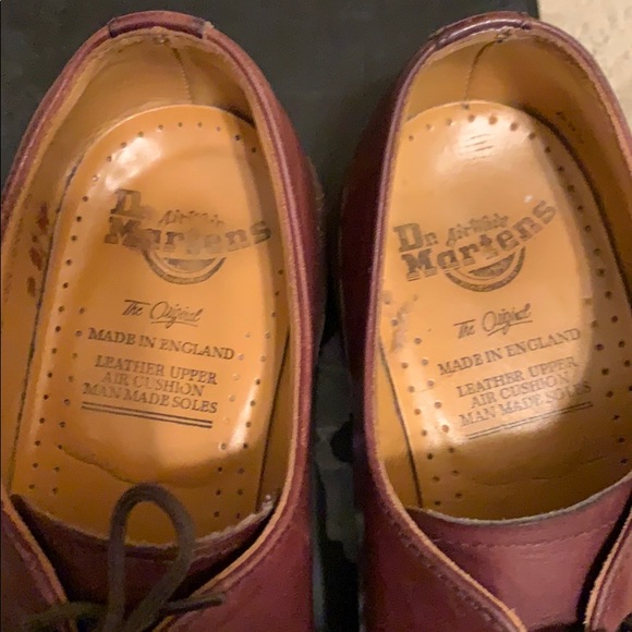 Dr. Martens Burgundy Oxfords - Picture 2 of 16